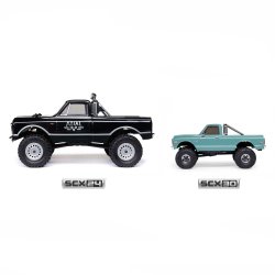 Axial SCX30 Chevrolet K10 4X4 RTR Brushed Rock Crawler (Battery &amp; Charger Included), Black