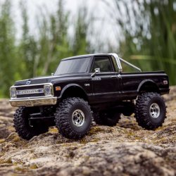 Axial SCX30 Chevrolet K10 4X4 RTR Brushed Rock Crawler (Battery &amp; Charger Included), Black