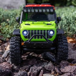 1/30 SCX30 Jeep Wrangler JLU 4X4 RTR Brushed Rock Crawler (Battery &amp; Charger Included), Green