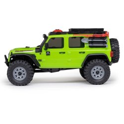 1/30 SCX30 Jeep Wrangler JLU 4X4 RTR Brushed Rock Crawler (Battery &amp; Charger Included), Green