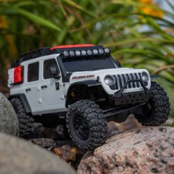 Axial 1/30 SCX30 Jeep Wrangler JLU 4X4 RTR Brushed Rock Crawler (Battery &amp; Charger Included), Green