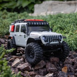 Axial 1/30 SCX30 Jeep Wrangler JLU 4X4 RTR Brushed Rock Crawler (Battery &amp; Charger Included), Green