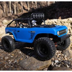 Axial 1/10 SCX10 II Deadbolt 4WD Brushed RTR, Blue