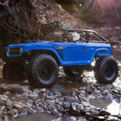 Axial 1/10 SCX10 II Deadbolt 4WD Brushed RTR, Blue
