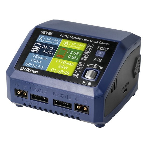 Oplader D100 Neo LiPo 1-6s 10A