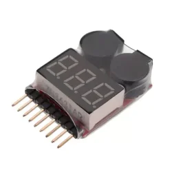 Lipo Alarm Buzzer 1-8S Lipo med Volt indikator