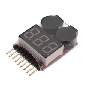 Lipo Alarm Buzzer 1-8S Lipo med Volt indikator