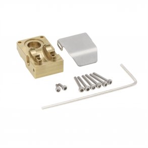 Axial SCX24 Brass Counterweight Cup and Armor Guard Plate