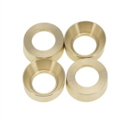 Axial SCX24 Brass Wheel Counterweight 4pcs set