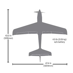 E-flite V1200 1.2m BNF Basic with AS3X+ and SAFE Select