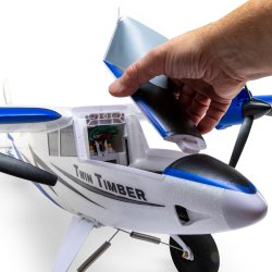 E-flite Twin Timber 1.6m BNF Basic med AS3X and SAFE Select