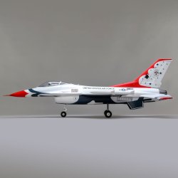 E-flite F-16 Thunderbirds 70mm EDF Jet BNF Basic med AS3X og SAFE Select