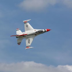 E-flite F-16 Thunderbirds 70mm EDF Jet BNF Basic med AS3X og SAFE Select