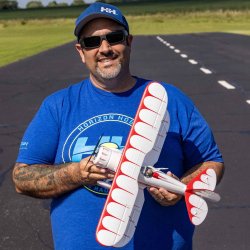 E-flite UMX Waco BNF Basic med AS3X og SAFE Select, hvid