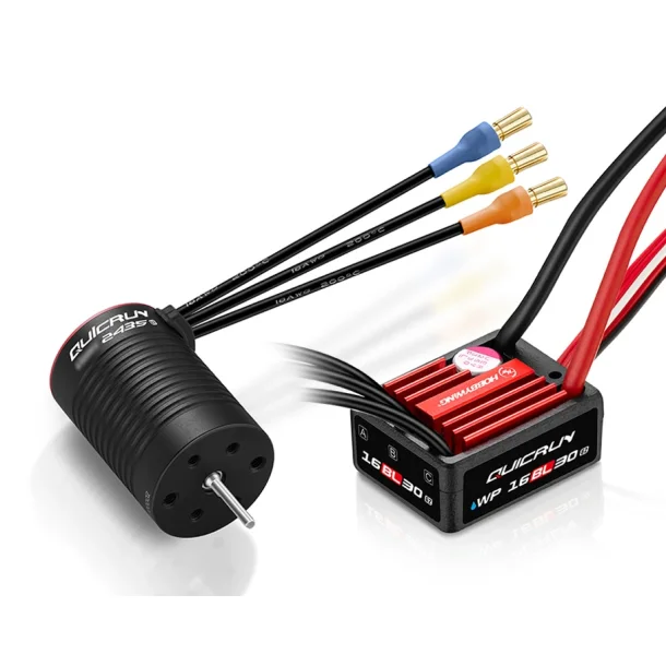 Hobbywing motors�t 4500kV motor + 30A ESC til 1/16 modeller