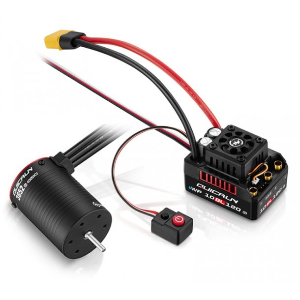 HobbyWing QuicRun Combo 10 BL120 - 3652SL 4000kV G2 1/10