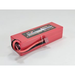 LIPO batteri 6000mAh 11.1V 100C Hardcase m. Deans/T-stik