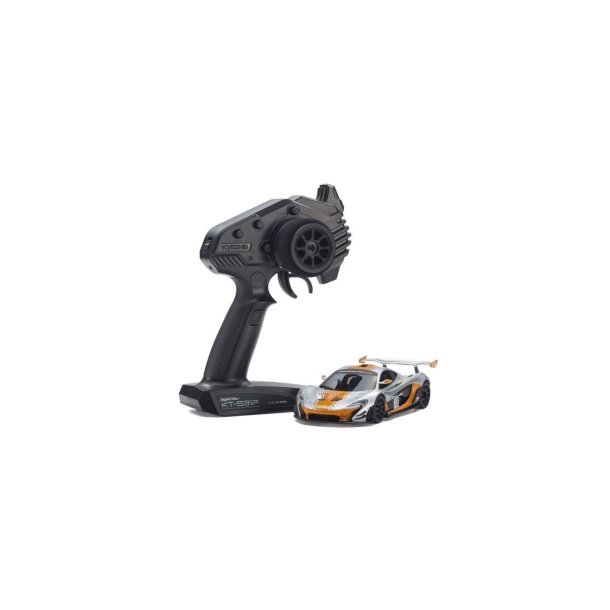 Kyosho MINI-Z RWD MCLAREN P1 GTR SILVER-ORANGE (W-MM/KT531P)