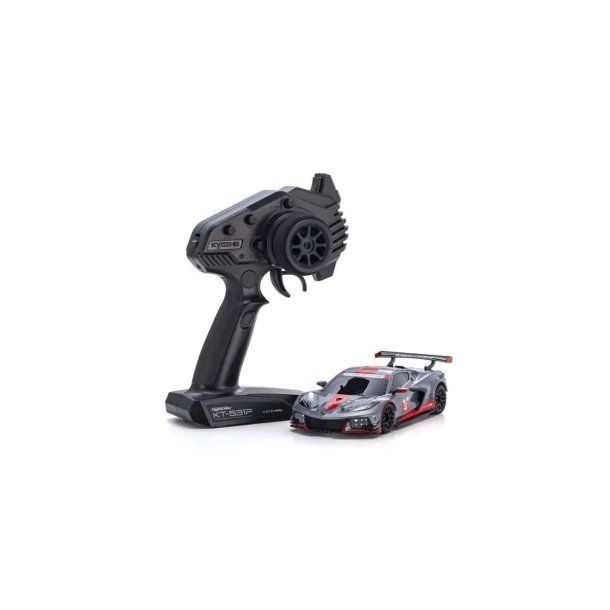 Kyosho Mini-Z MR04 Corvette C8-R Gun Metal/white