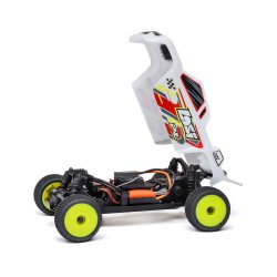 Losi 1/28 Micro-T 2S 2WD RTR Stadium Truck m. batteri og lader (hvid)