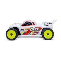 Losi 1/28 Micro-T 2S 2WD RTR Stadium Truck m. batteri og lader (hvid)