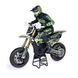 Losi 1/4 Promoto-SM FXR Supermoto fjernstyret  Motorcykel RTR Basic, hvid 