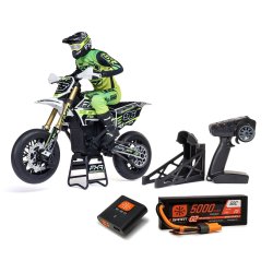 Losi 1/4 Promoto-SM FXR Supermoto Motorcycle RTR (Battery and Charger Included), White