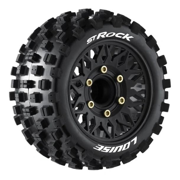 D�k m. f�lg ST-ROCK til 1/10 Stadium Truck til Hex HEX Narrow, 12 Wide, 14, 17mm