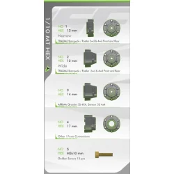 Louise d�k og f�lge ST-ROCK 1/10 Soft (Aftagelig 12, 14 &amp; 17mm sekskant) (2)