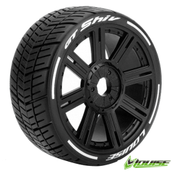 Tires &amp; Wheels GT-SHIV 1/8 GT Soft (MFT) Black (2)