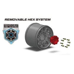 Dk og flg MT-PIONEER 3,8" Sport MFT (Ls 17mm Hex 0" &amp; 1/2" Offset) (2)