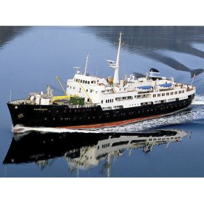 MS Finnmarken 1:60 Kit trbygget Modell-tec 