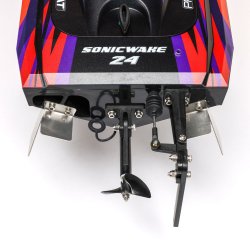 Pro boat Sonicwake 24" Self-Righting Brushless Deep-V RTR (m. Batteri &amp; lader), R�d