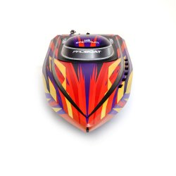 Pro boat Sonicwake 24" Self-Righting Brushless Deep-V RTR (m. Batteri &amp; lader), R�d