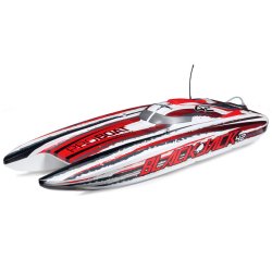 Proboats Blackjack 42" 8S Brushless Catamaran RTR: Hvid/rd