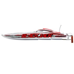 Proboats Blackjack 42" 8S Brushless Catamaran RTR: Hvid/rd
