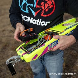 Pro Boat Blackjack 24" V2 Catamaran Brushless: RTR, Heat Wave Visual