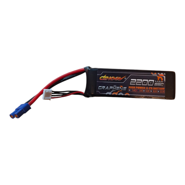 Dinogy Graphene LiPo 2200mAh 11,1V 65C m. EC3 stik