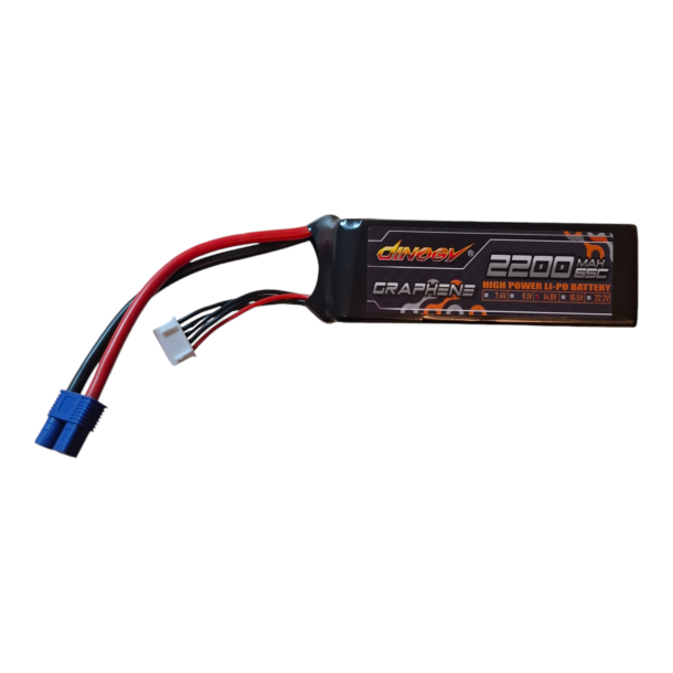 Dinogy Graphene LIPO 2200mAh 4S 14,8V 65C m. EC3 stik