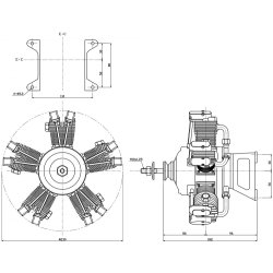 Saito FG-73R5 73cc 4-Cycle Gasoline