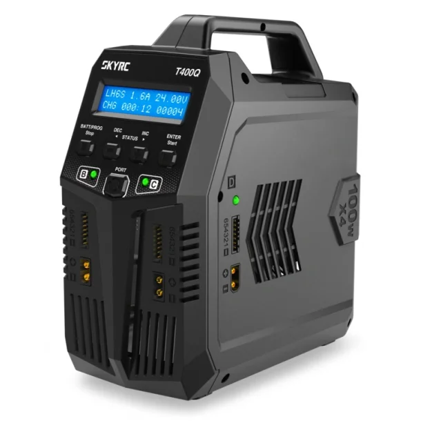 SkyRC T400Q AC/DC Quad LiPo 1-6s 12A 4 x 100W