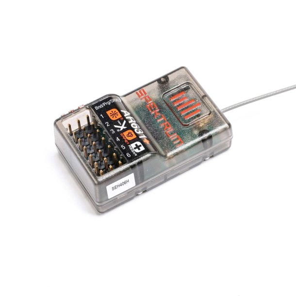 Spektrum AR631+ DSMX 6 kanals AS3X+ &amp; SAFE modtager
