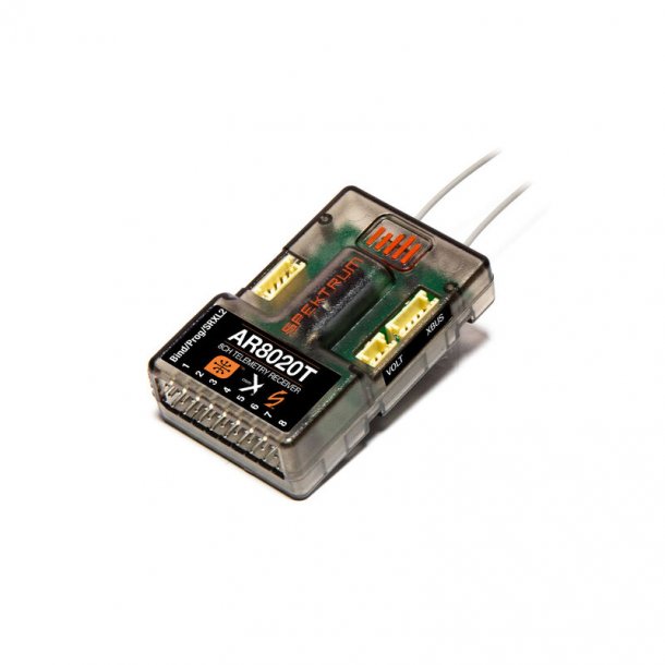 Spektrum AR8020T DSMX 8-Channel Telemetri modtager