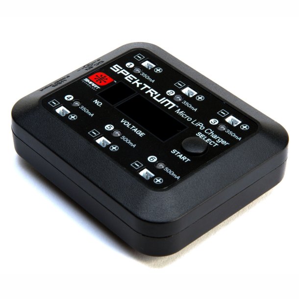 Spektrum oplader Micro 6 port til 6 x 1S LiPo