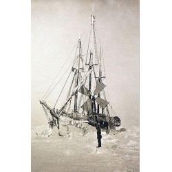 FRAM Polar forskningsskib 95 cm med interir 1/50 Modell-Tec