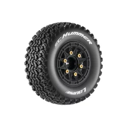 D�k m. f�lg SC-HUMMER til 1/10 Short Course til hex 12, 14, 17mm
