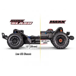 Traxxas Maxx Slash 6s Short Course Truck Blue
