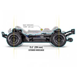 Traxxas Maxx Slash 6s Short Course Truck Blue