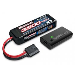 Traxxas Mini Maxx RTR TQ BL-2s sort - med USB-C oplader / 2s LiPo