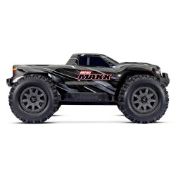 Traxxas Mini Maxx RTR TQ BL-2s sort - med USB-C oplader / 2s LiPo